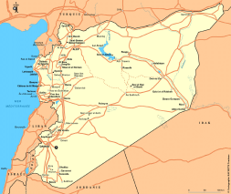Plan de la Syrie